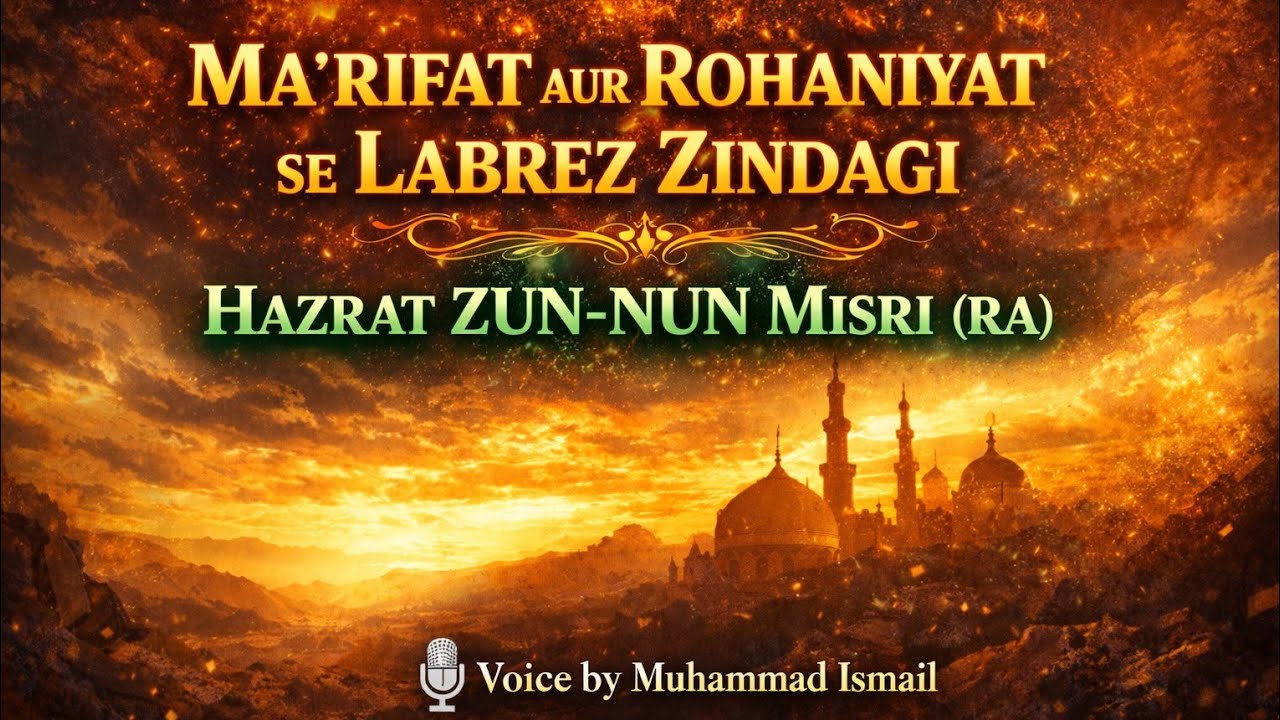 Hazrat Dhul-Nun Misri RA | Asraar Aur Ma&lsquo;rifat Ka Raaz | Voice by Muhammad Ismail