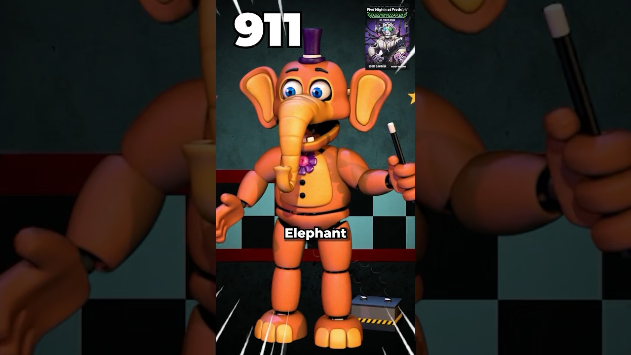 I Counted EVERY FNAF Character (Books Only) #fnaf