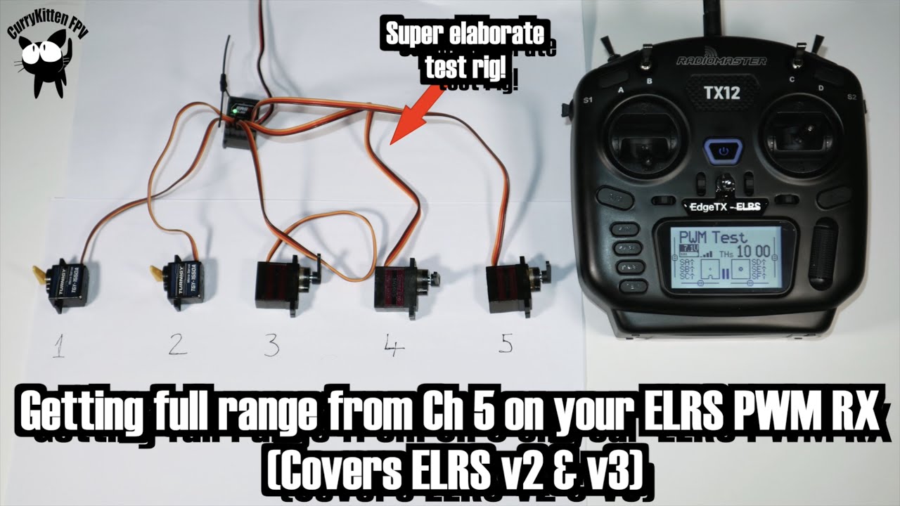 How to get full range from the 5th channel of ExpressLRS PWM receivers