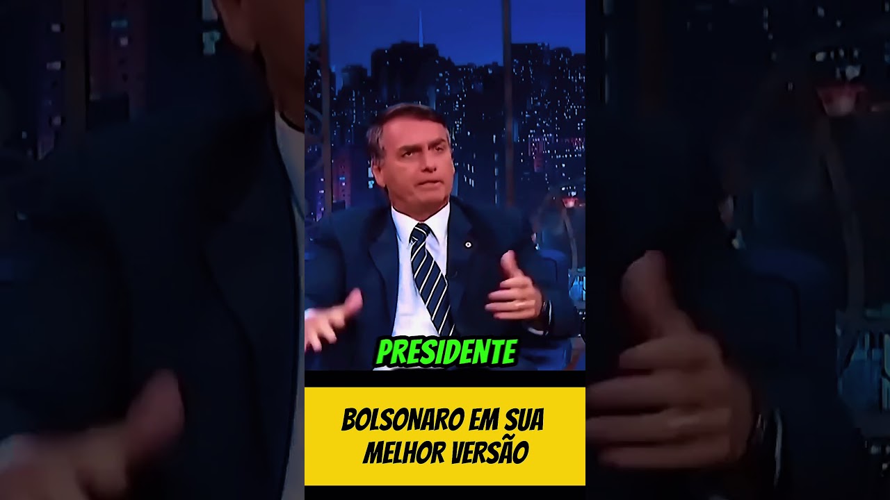 BOLSONARO NO THE NOITE COM DANILO GENTILI  