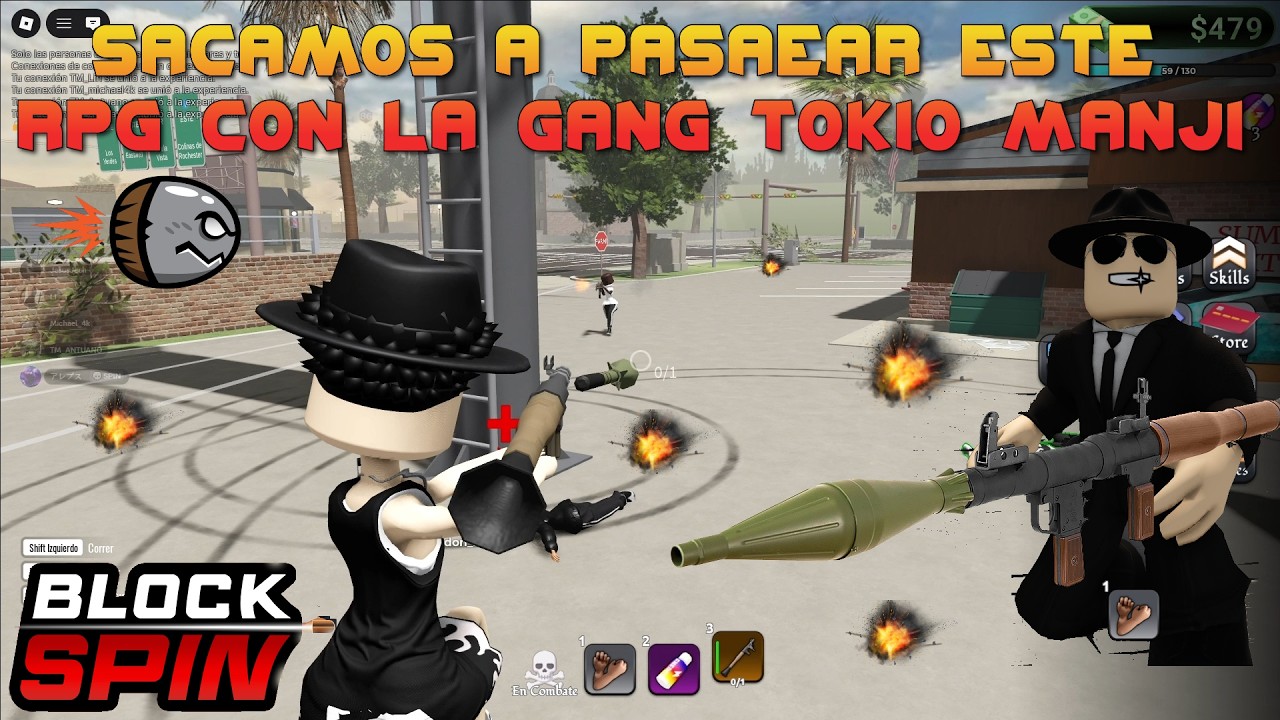 🔥block spin 🔥SACAMOS RPG CON LA GANG y la regalamos XD 🤣💀👀