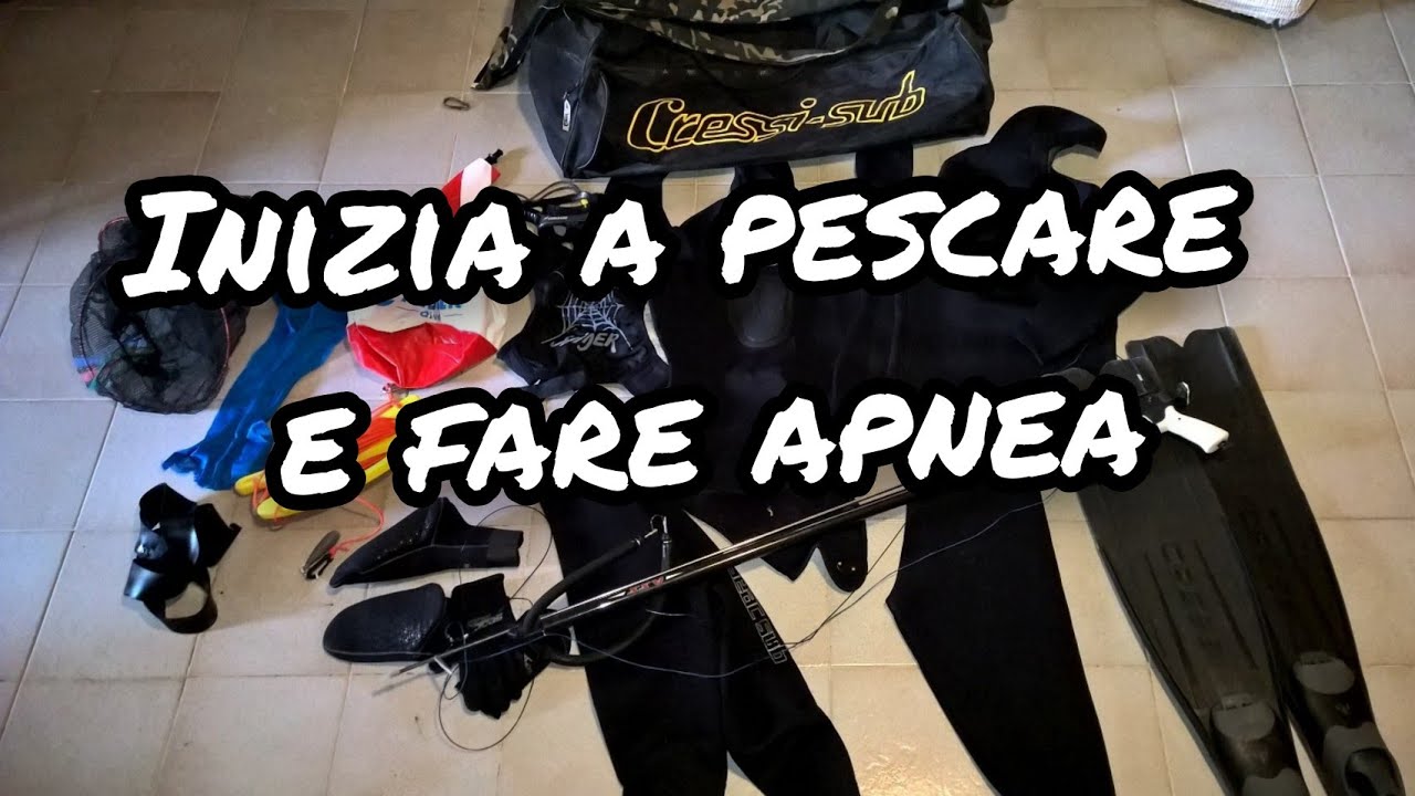 attrezzatura pesca subacquea