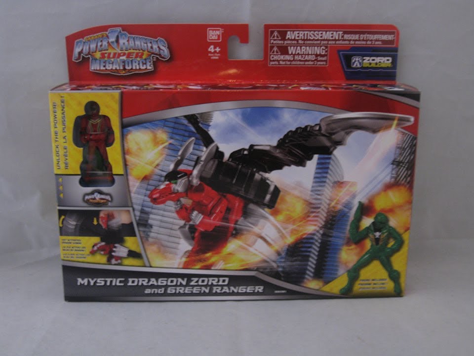 Mystic Dragon Zord & Green Ranger Review (Power Rangers Super Megaforce)