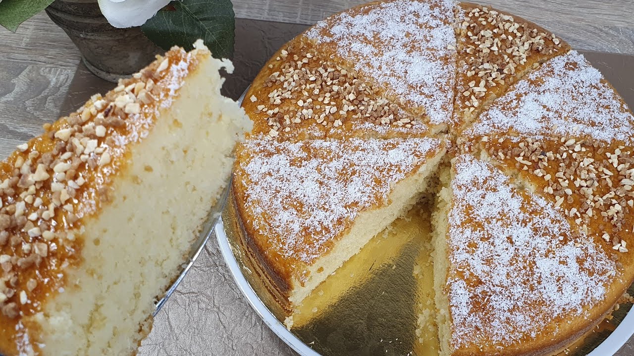 БЕЗ МАСЛА!! приготовьте этот вкусный и простой ТОРТ за 10 минут!! из простых ингредиентов!!