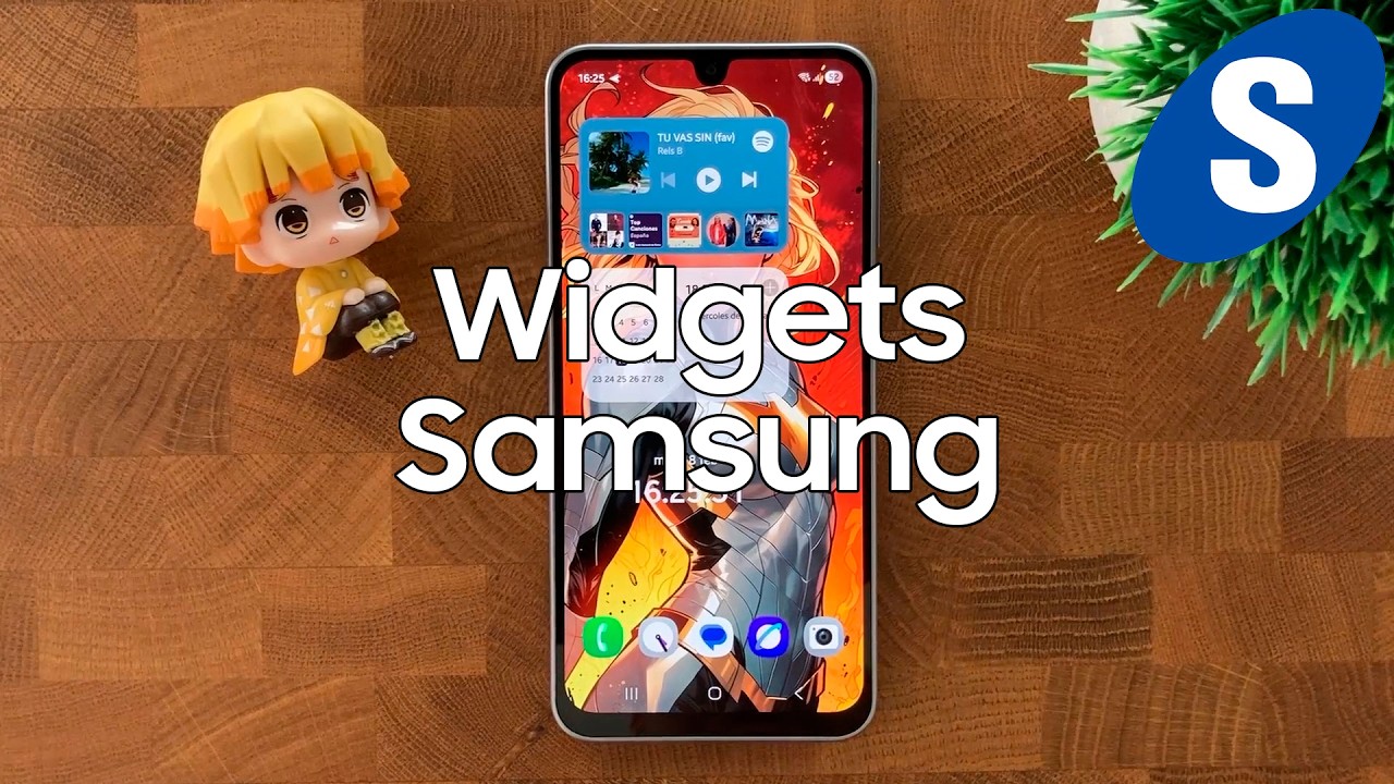 Como Crear y Personalizar Widgets en un Telefono Samsung - Samsungizate