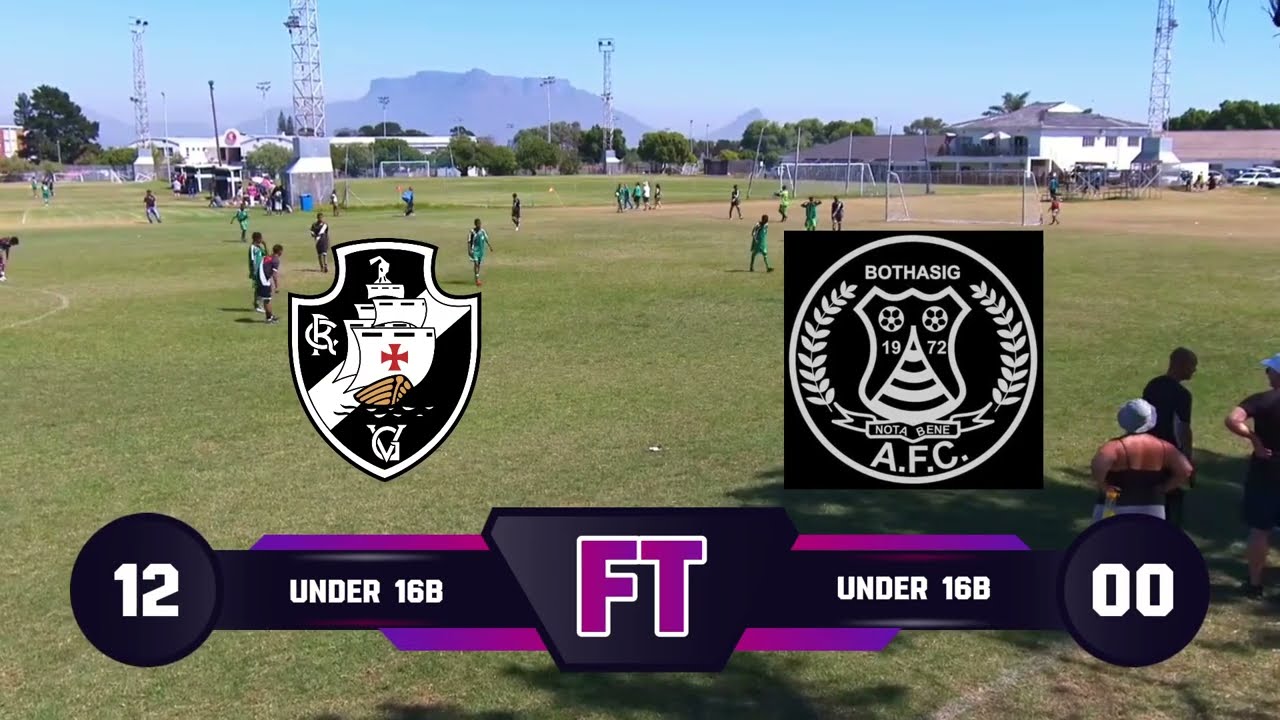 Vasco Da Gama vs Bothasig - Under 16 Preseason Friendly match highlights