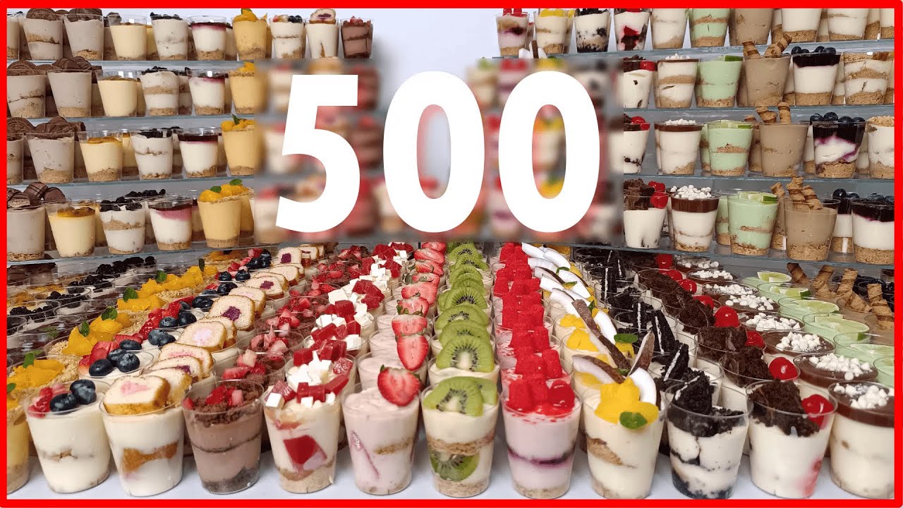 500 Postres Con 1 Sola RECETA para VENDER y Ganar DINERO desde CASA 24 Sabores SIN HORNO