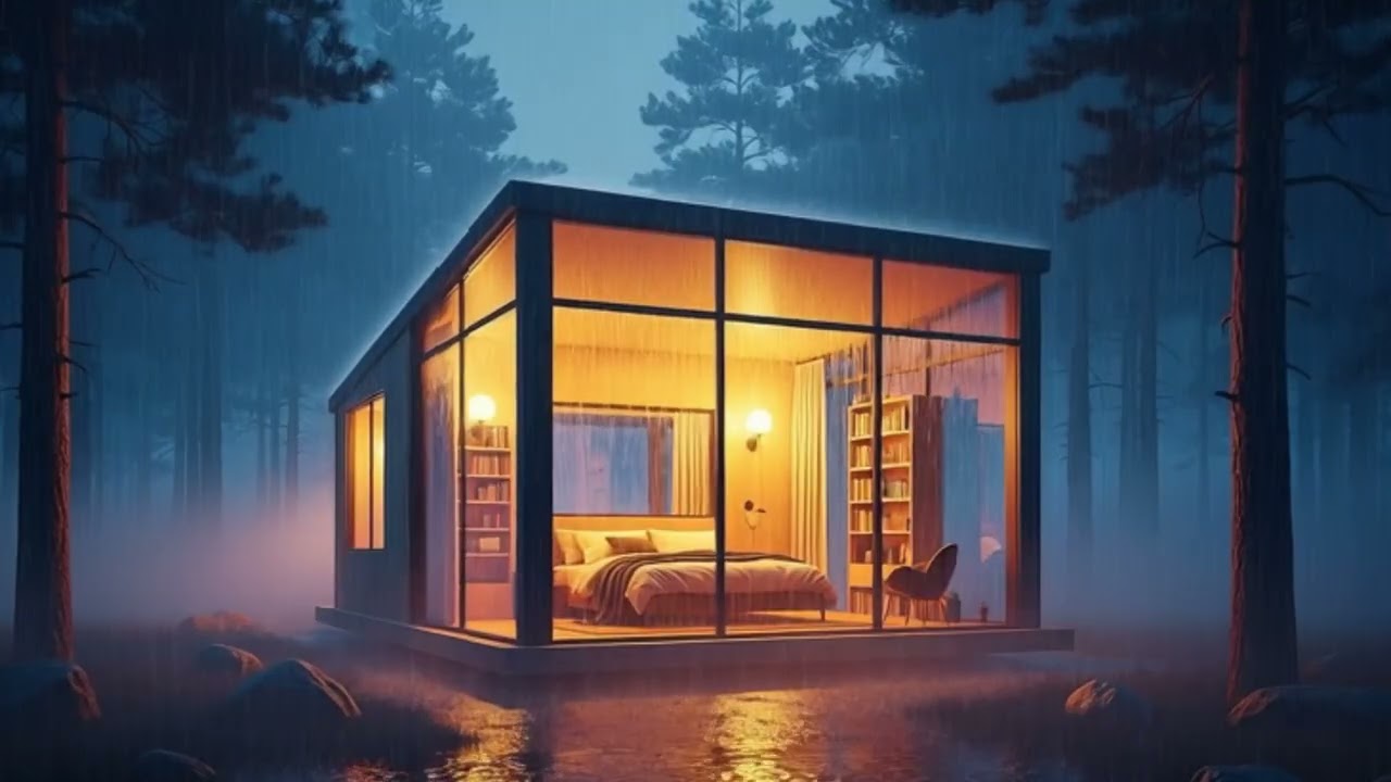 Relaxing Rain Sounds for Deep Sleep in 4K | Thunderstorm Ambience Insomnia Relief – Rain ASMR Studio