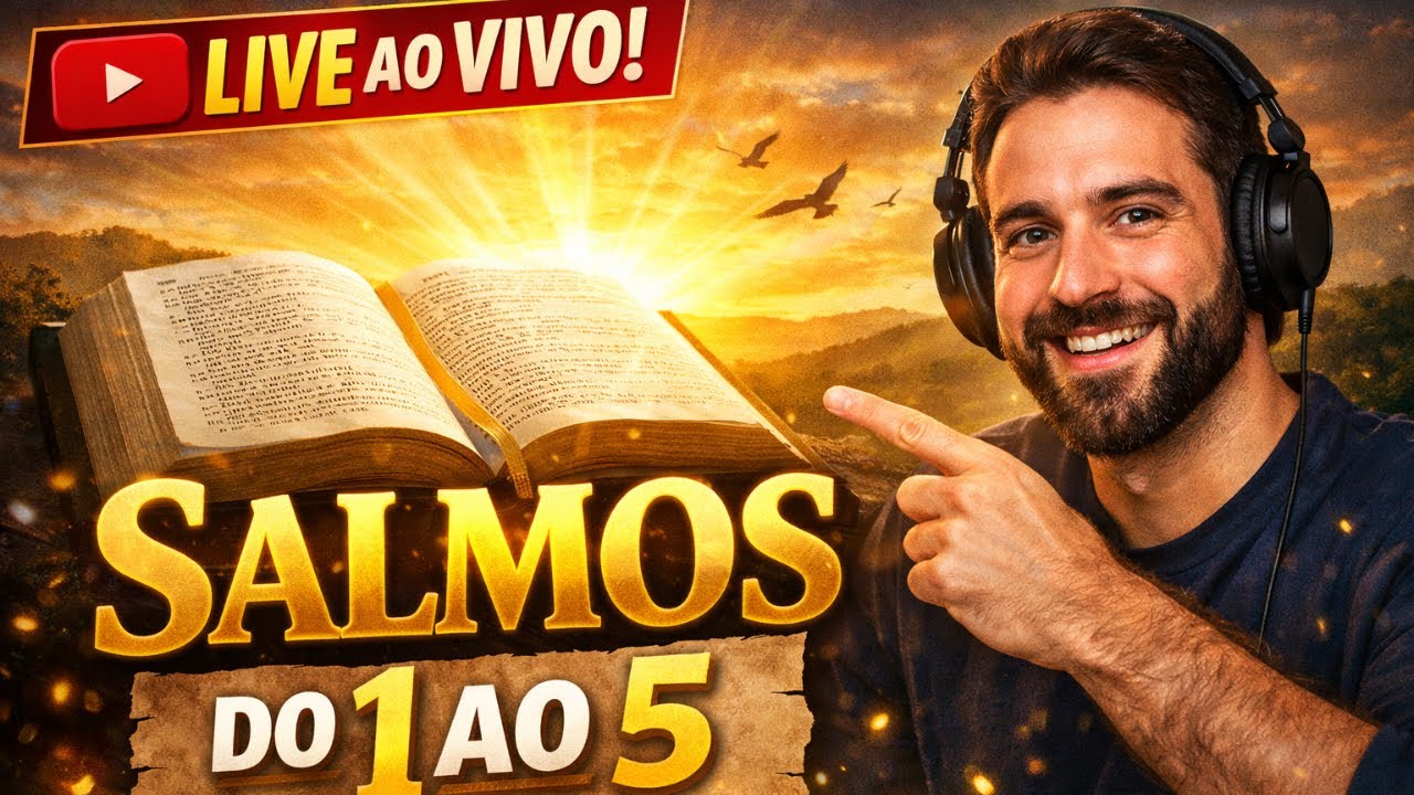 🔴 AO VIVO: SALMOS PODEROSOS 1 AO 5 🔴 Leitura Bíblica Ao Vivo (Ouça Isso Agora)