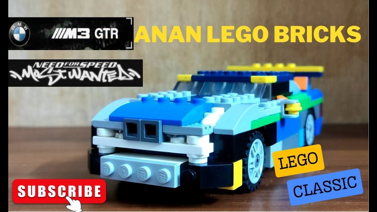 BMW M3 GTR Lego Classic 10696 | Need For Speed Most Wanted | lego classic 10696 ideas Race Car #lego