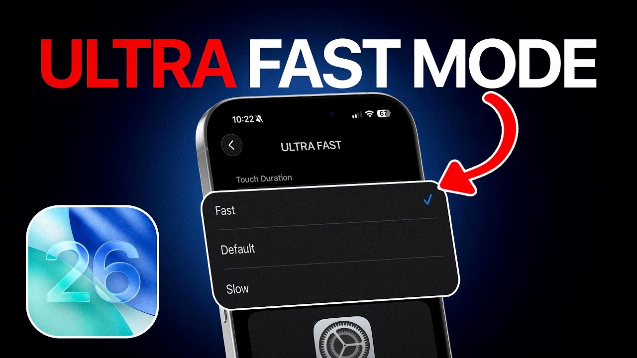 iOS 26 - Turn On (ULTRA FAST MODE) on iPhone 