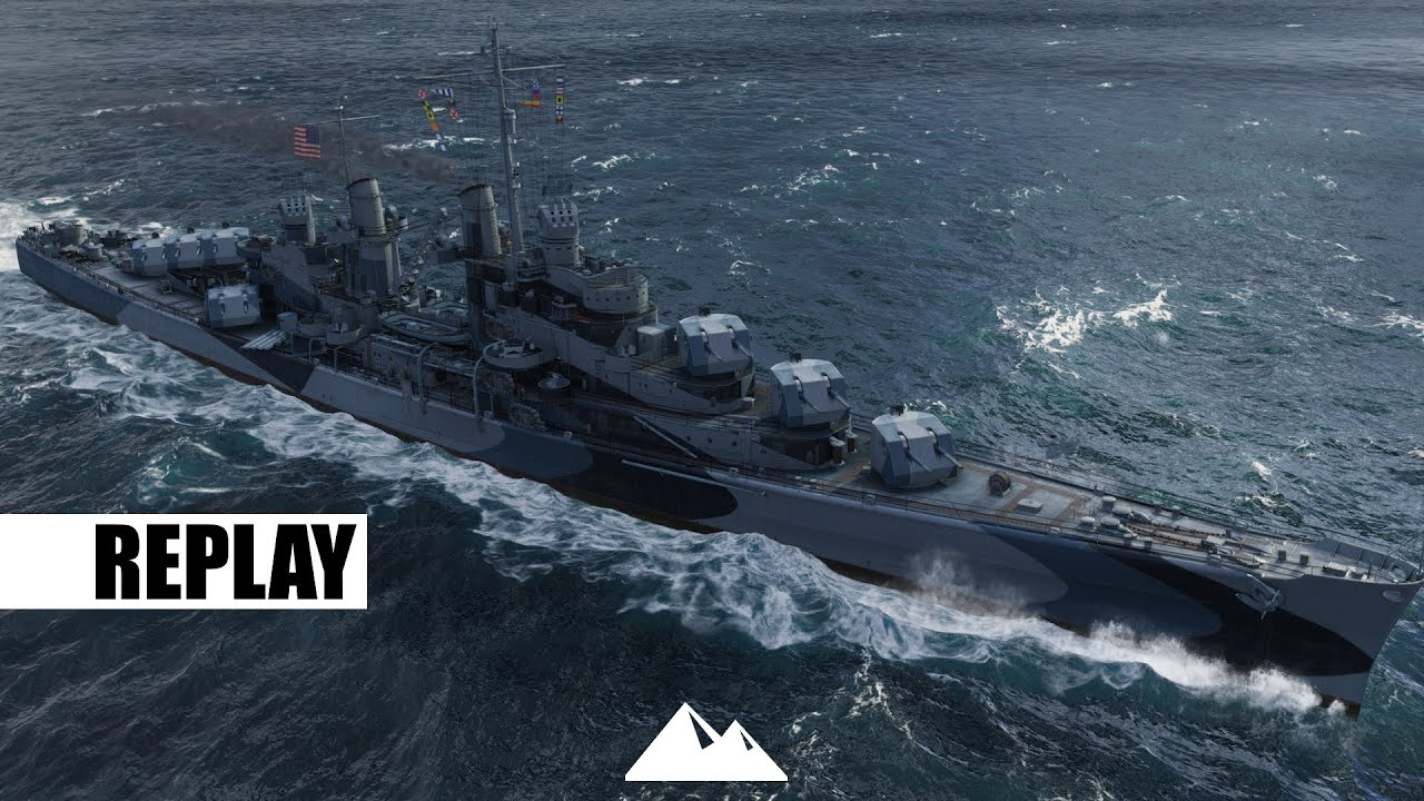 ATLANTA, leichter Kreuzer, schwerer Schaden! - World of Warships | [Replay] [Deutsch] [60fps]
