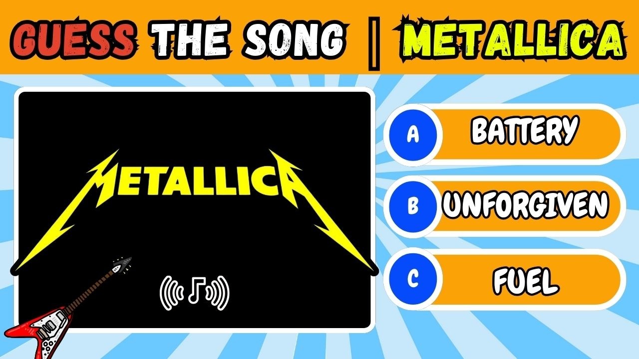 Угадай песню за 5 секунд | Издание METALLICA | Музыкальная викторина