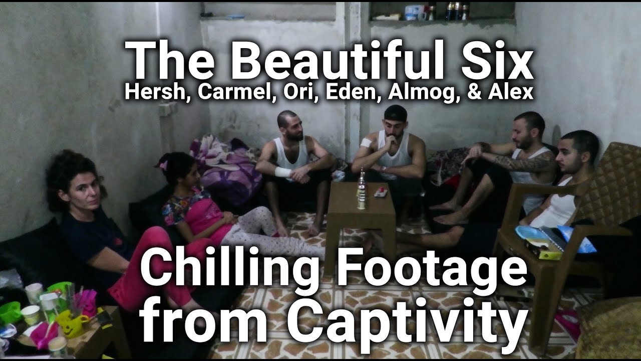 The full footage: How the six hostages tried to hold on to hope