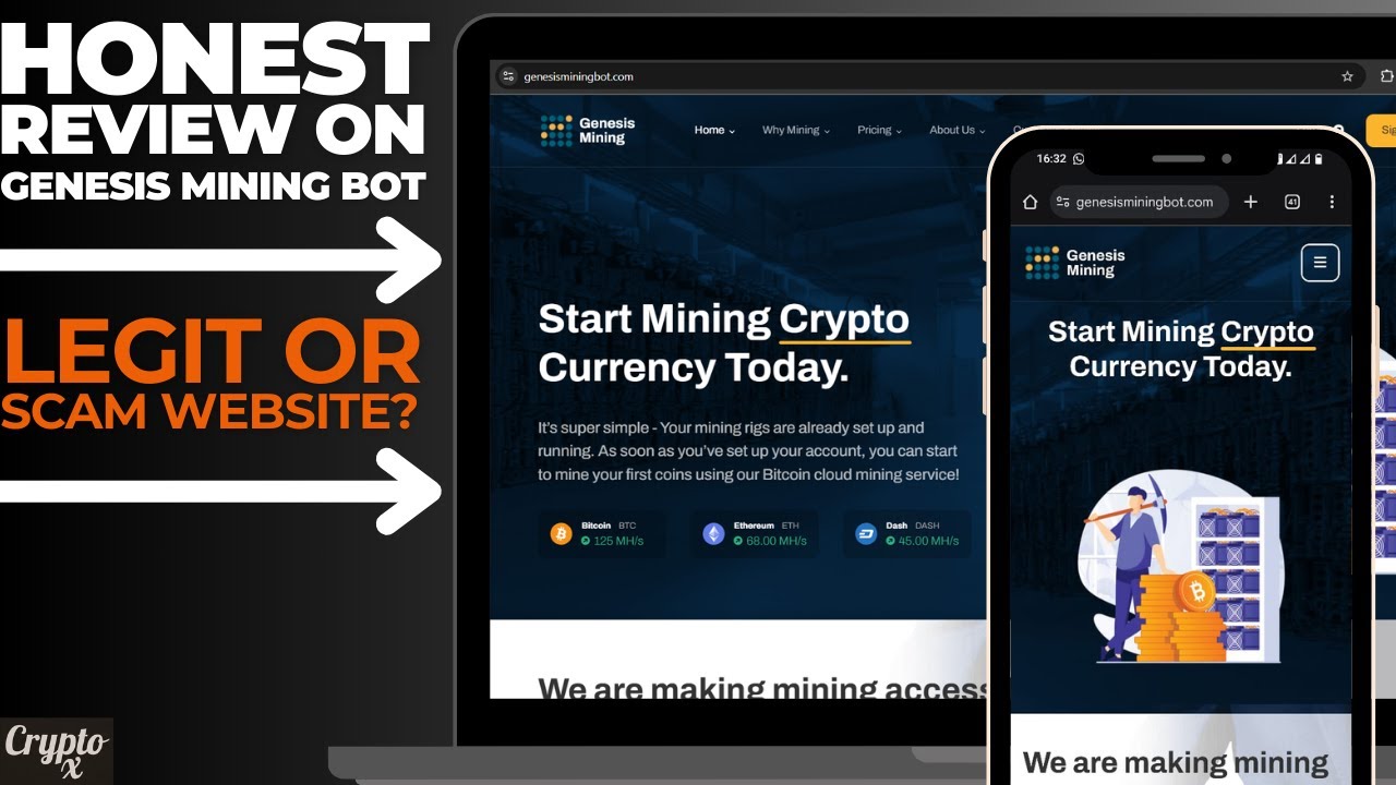 Бот Genesis Mining &mdash; это настоящий бот или мошеннический сайт для облачного майнинга? Честный обз...