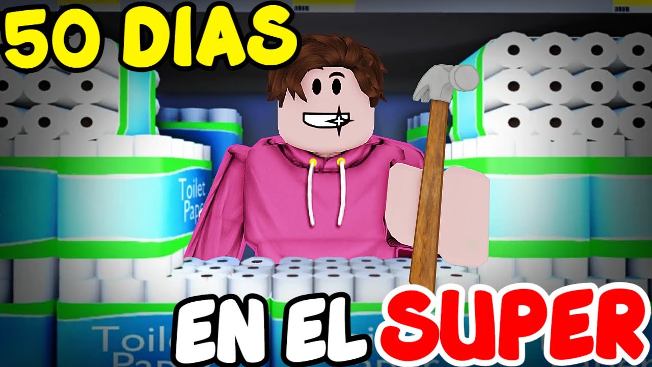 Construí una BASE ÉPICA en la MEGA TIENDA y ¡SOBREVIVIMOS 50 NOCHES!