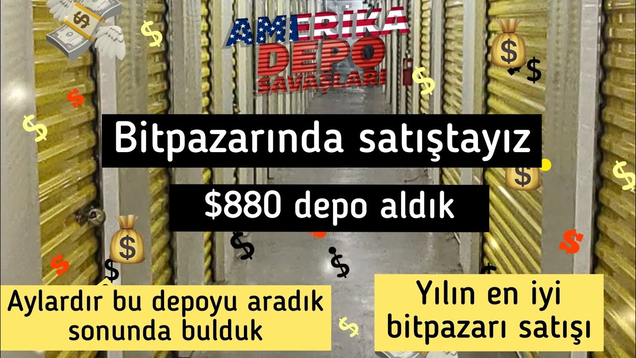 $880 depo aldık / yılın en iyi bitpazarı