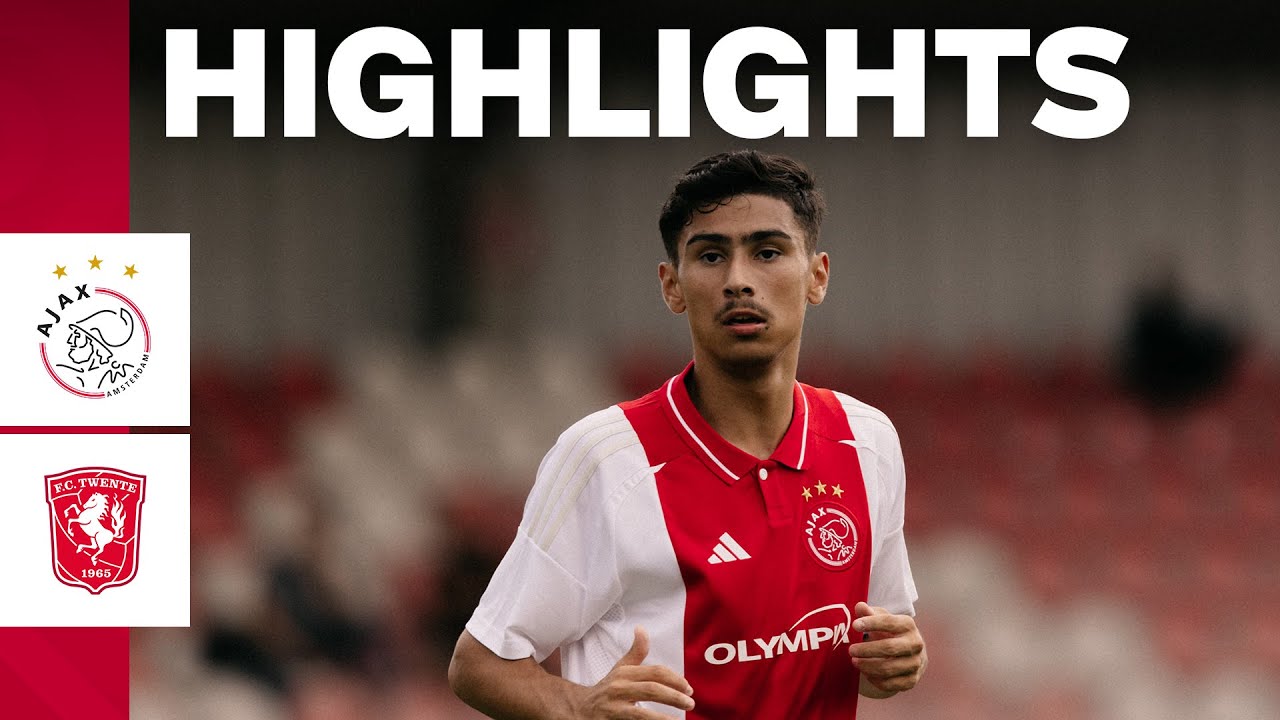 Backheel assist from Emre Ünüvar 🥵 | Highlights & reactions Ajax O19 - FC Twente/Heracles O19
