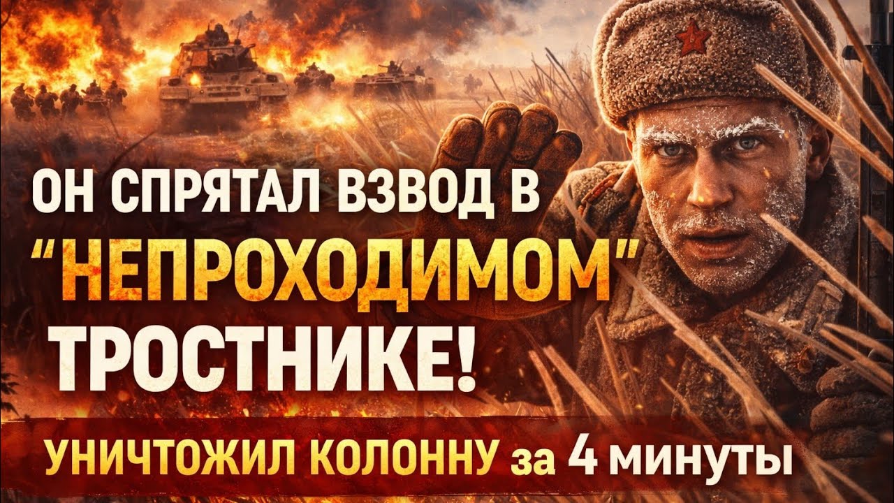 Он спрятал взвод в “НЕПРОХОДИМОМ” тростнике — и устроил засаду, уничтожив колонну за 4 минуты