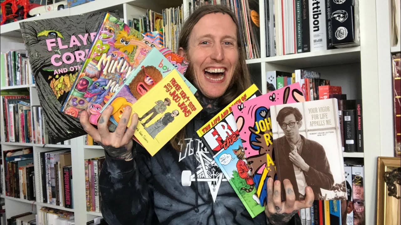 a cup of coffee and FANTAGRAPHICS BOOKS! (UNBOXING!)
