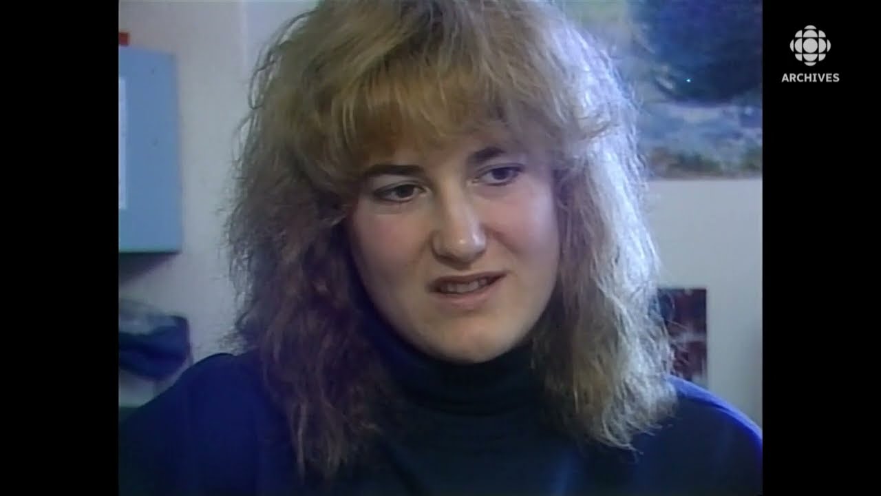 Heidi Rathjen au lendemain de la tragédie de Polytechnique en 1989