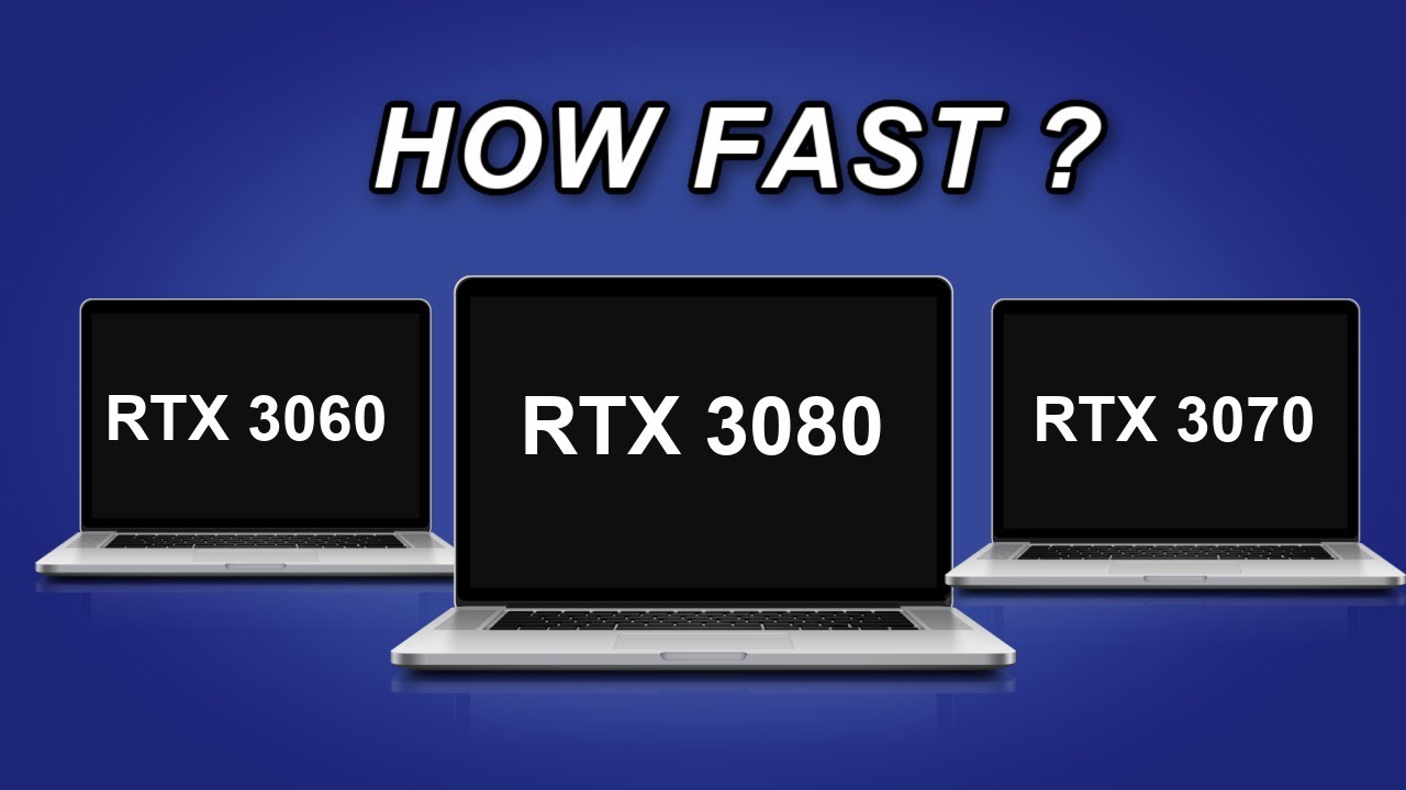 HOW FAST ? RTX 3000 Series Laptop - Performance benchmarks
