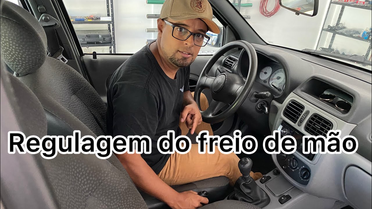 Como regular o freio de mão do Clio e como lubrificar a caixa de direção para ficar super leve