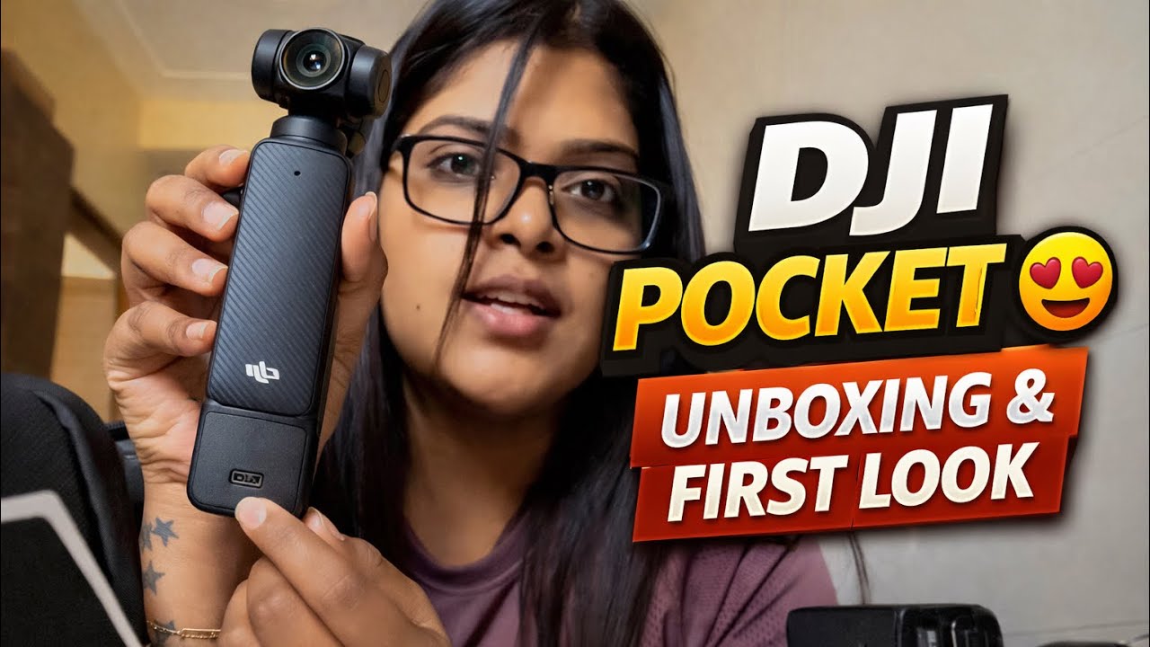 Finally Unboxed DJI Osmo Pocket 3 😍 | Honest First Impression #djiosmopocket3  #unboxing #minivlog 