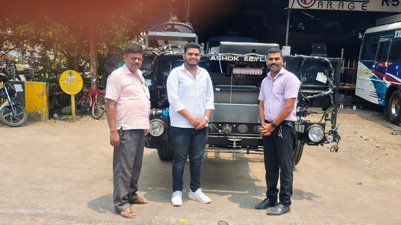 New Ashok Leyland Lynx Stg 5639 WB Chassis Dilivery In Rabale Mumbai Maharashtra 2025