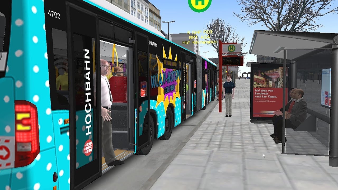OMSI 2 - NEW Hamburg Buses Add-on First Look Gameplay! 4K