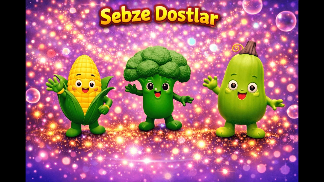 SEBZELERİ ÖĞRENİYORUM- KABAK,BROKOLİ,MISIR