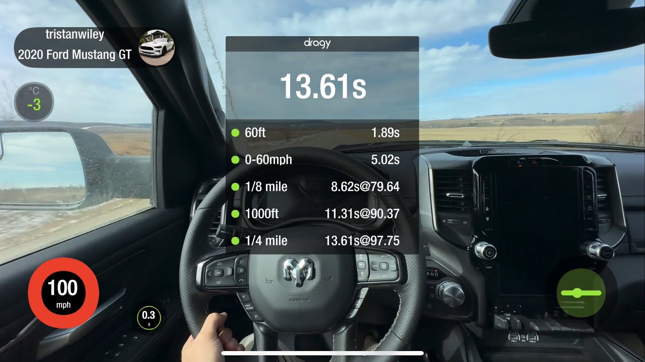 2025 Dodge Ram 1500 Hurricane 3.0L 0-60 and 1/4 Mile