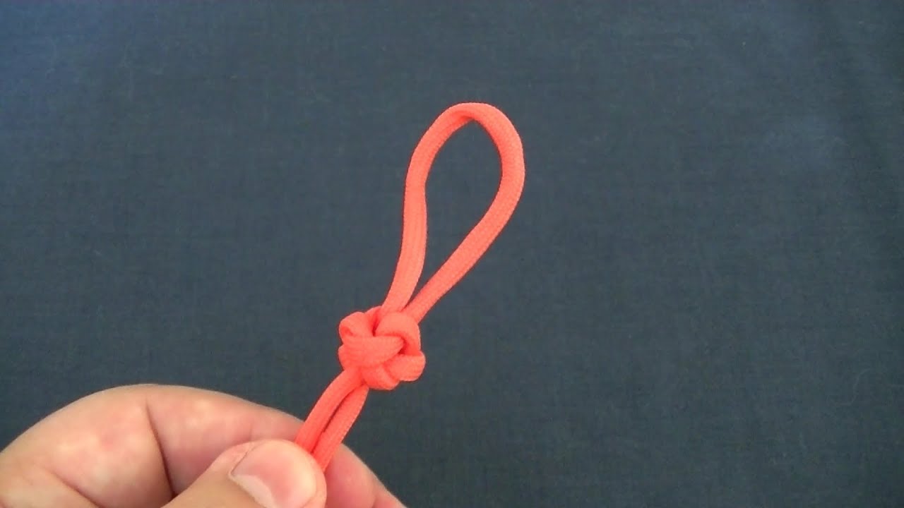 How to tie- Button knot with loop