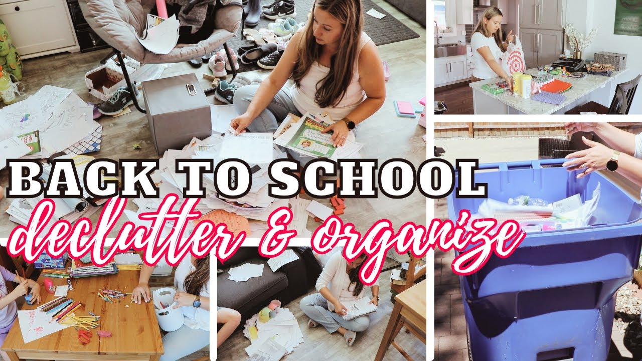 2024 SUMMER DECLUTTER AND BACK TO SCHOOL PREP ROUTINE | HOME MANAGEMENT | WORKING MOM