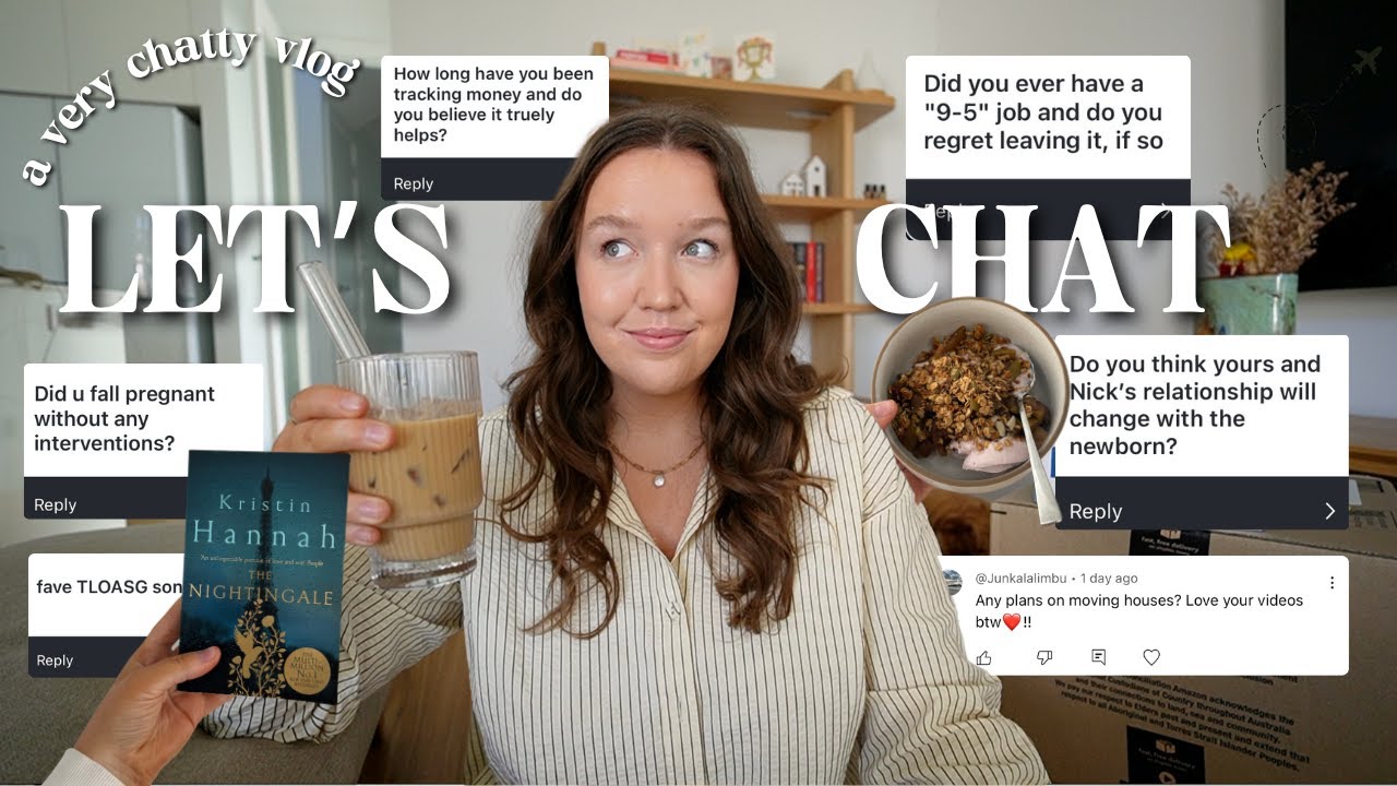 a very chatty vlog: moving plans, travel, going back to a 9-5, marriage advice + baby haul 🍼