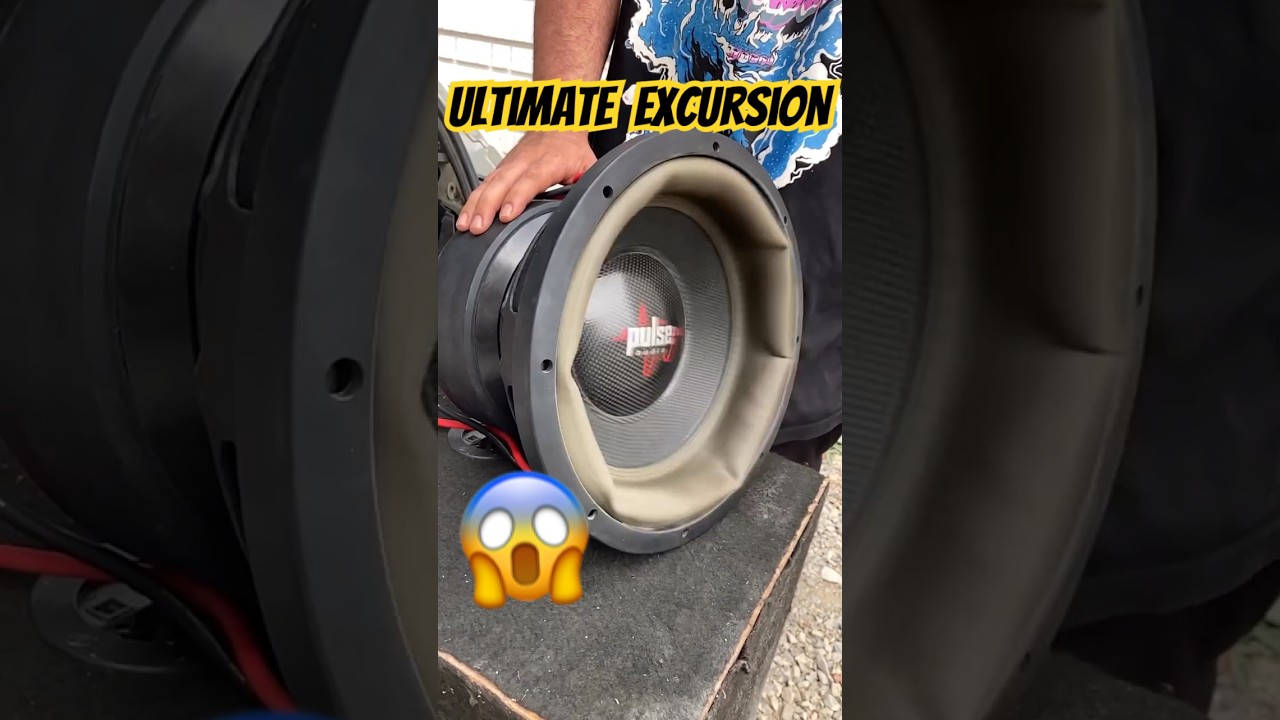 Monster subwoofer extreme excursion#sundown#shorts#jbl#skar#bass#speaker#bassboosted#caraudio#pulse