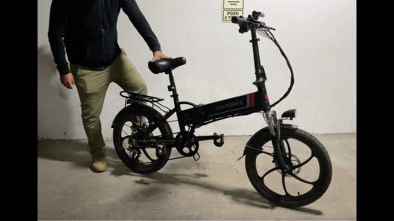 Me compre una bicicleta eléctrica plegable