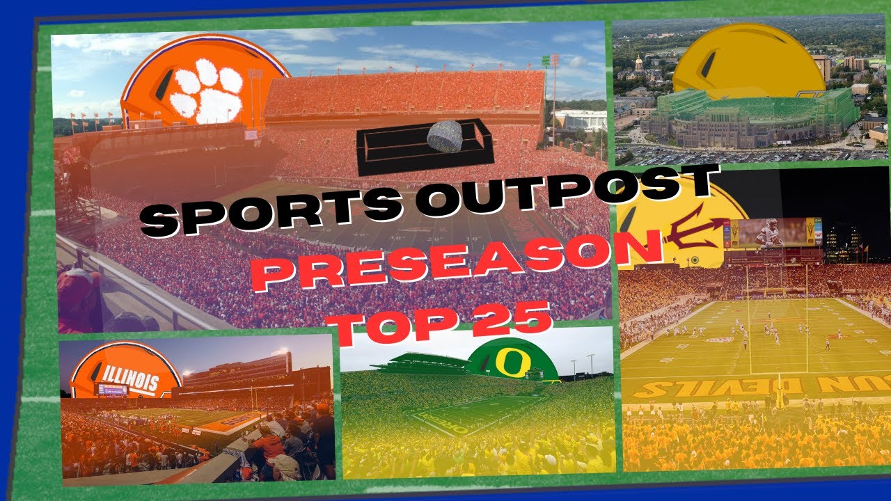 The Only College Football Top 25 That Matters(10-6) Oregon, Clemson, Notre Dame, ASU, Illinois
