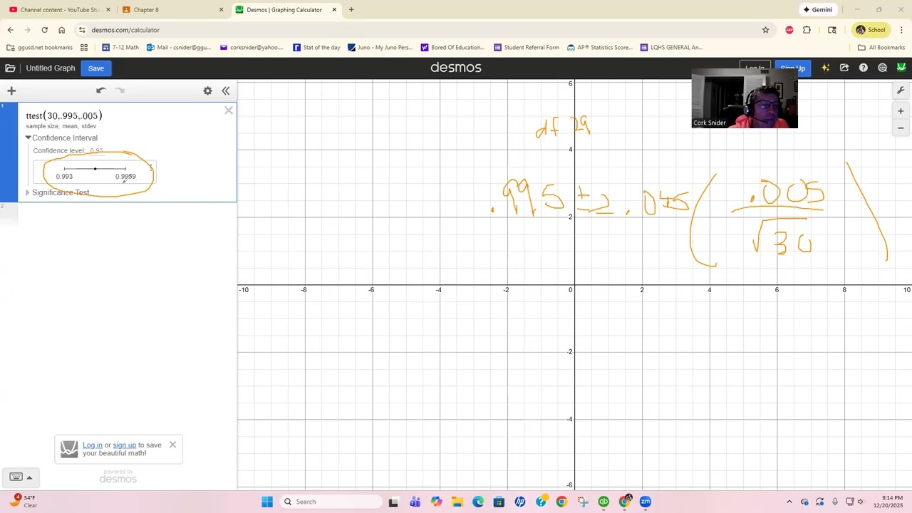 Desmos for 1 prop Z interval and T-interval