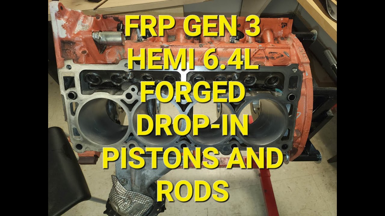 GEN 3 HEMI 6.4L Drop-In Pistons and Rods by FRP