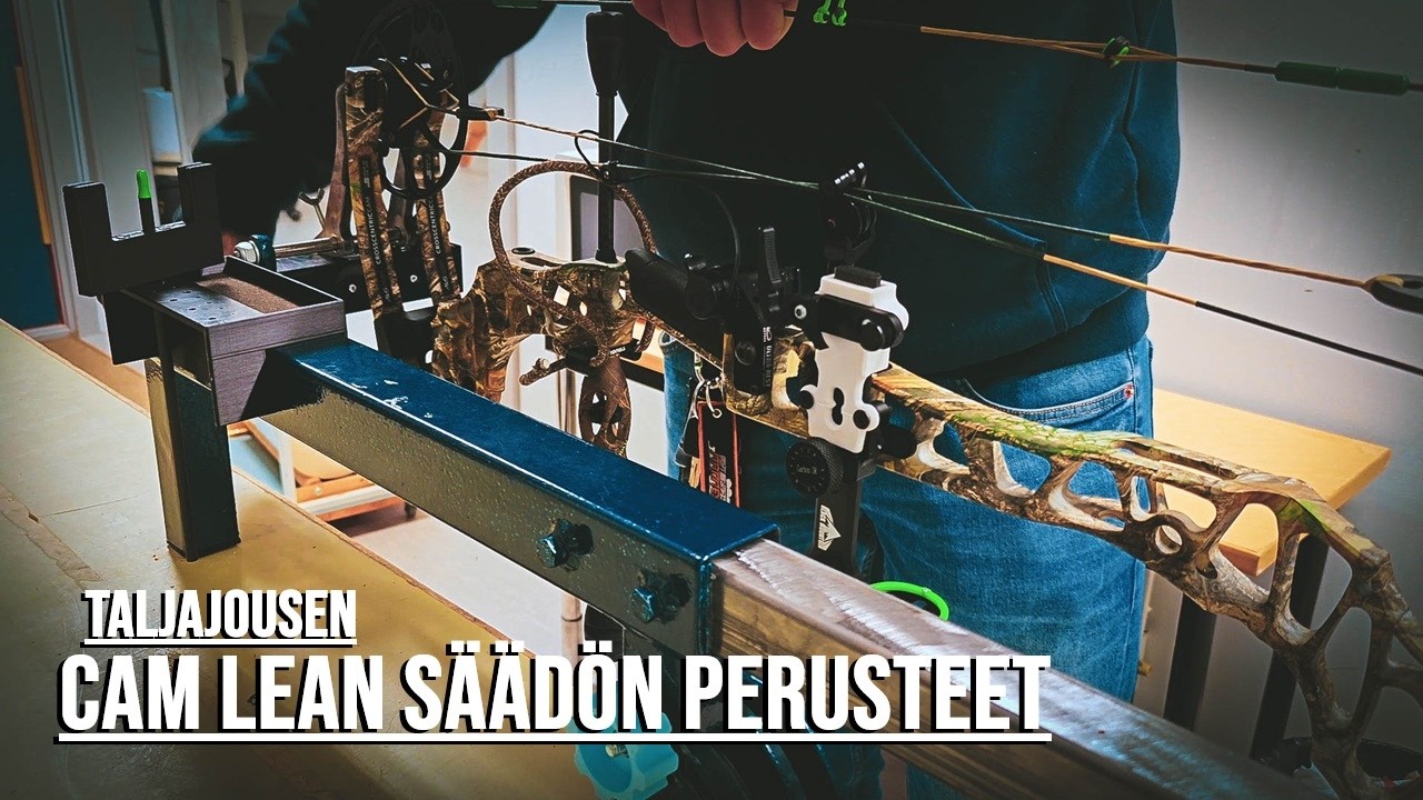 Taljajousen CAM LEAN säätötavat ja säädön perusteet #jousiammunta #jousimetsästys #taljajousi