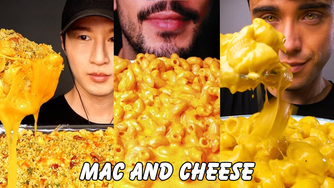 BEST MAC AND CHEESE EATING🧀 | ASMR MUKBANG COMPILATION