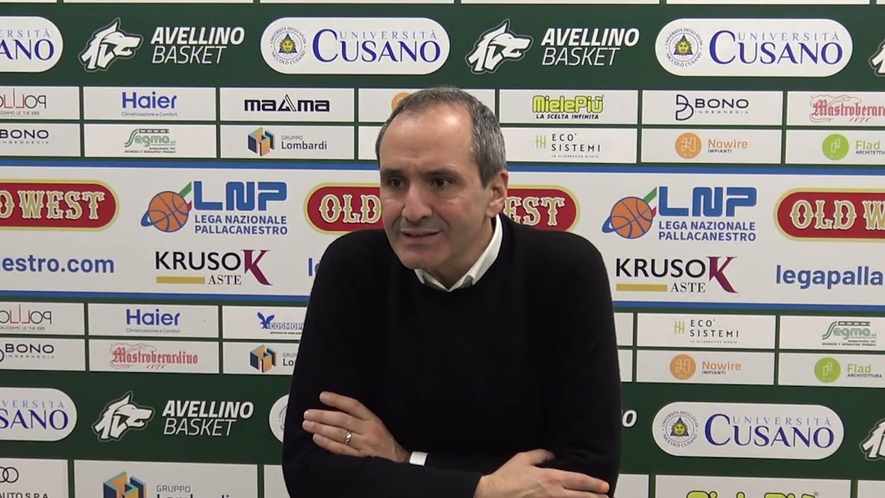 Di Carlo commenta la vittoria dell'Avellino Basket contro UEB Cividale
