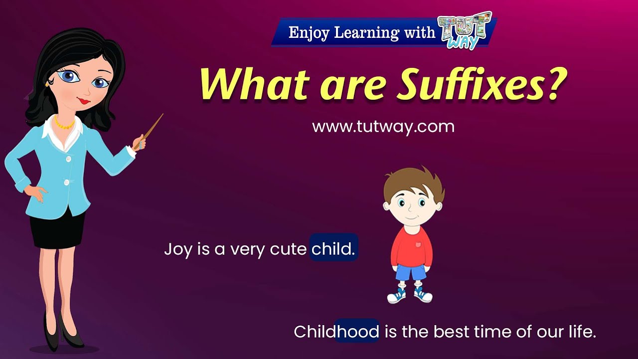 Suffixes | Suffixes in English Grammar | Concepts, Types, Examples | Suffix | English