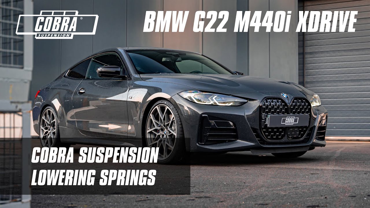 BMW G22 M440i xDrive || Cobra Suspension Lowering Springs