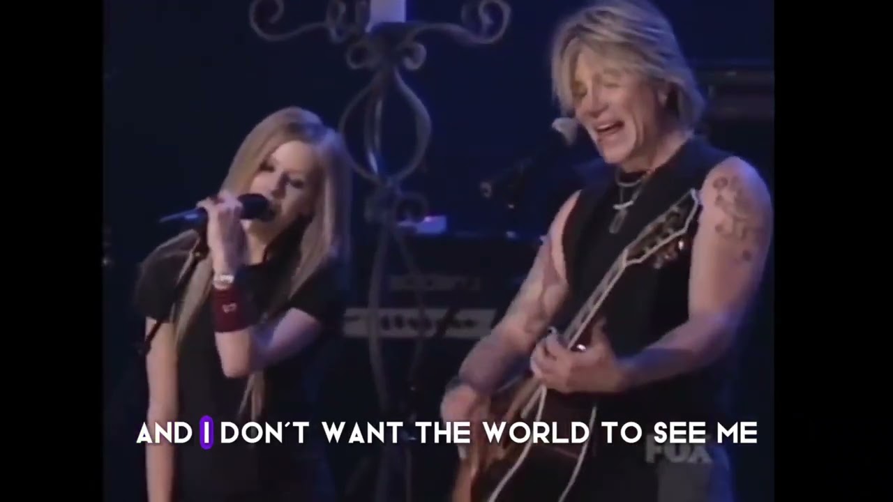 Johnny Rzeznik of Goo Goo Dolls, Avril Lavigne - Iris (Live from Fashion Rocks 2004) (Lyrics)