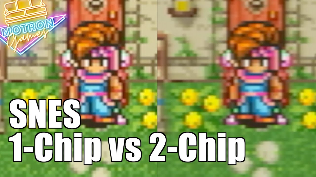 SNES 1-Chip vs 2-Chip Comparison (10 Games Tested)