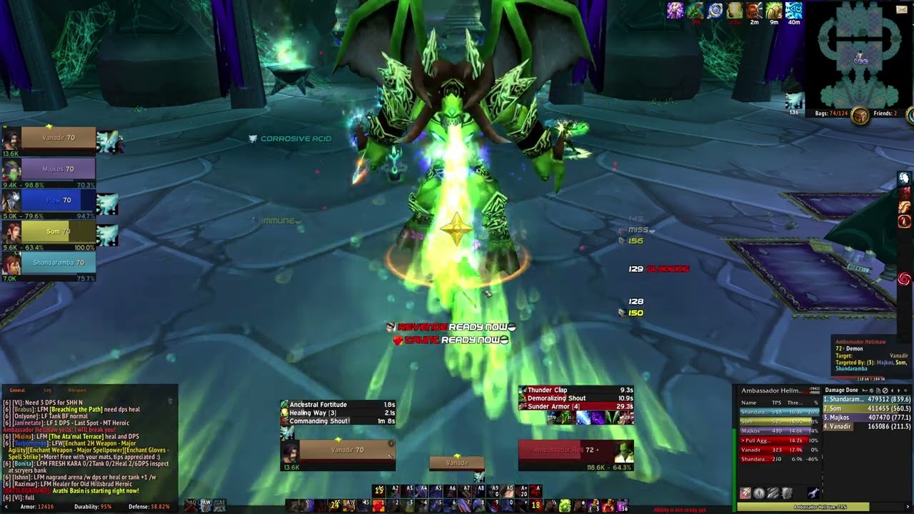 Shadow Labs Heroic - Warrior Tank POV [Stormforge TBC]