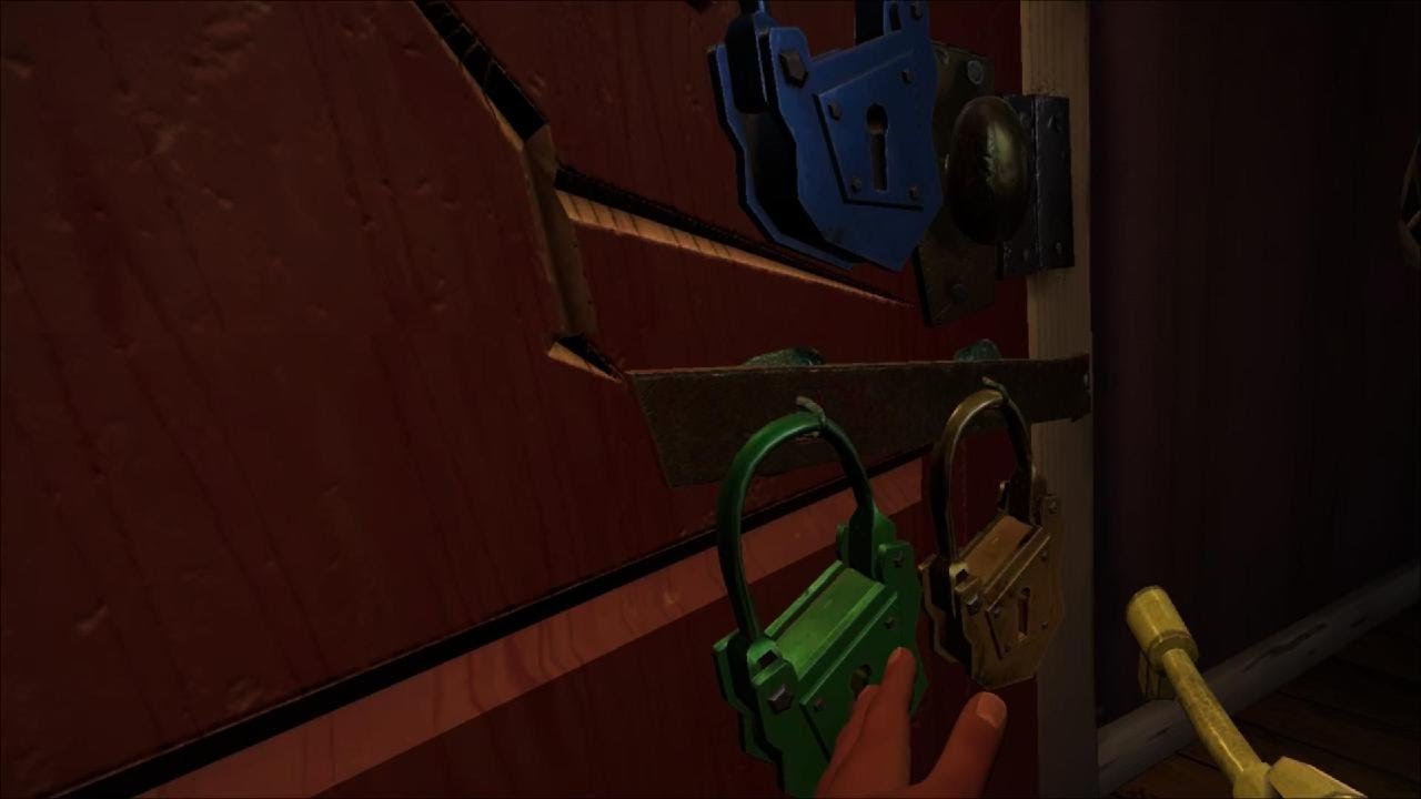 I got the gold key in hello neighbo, Search and rescue