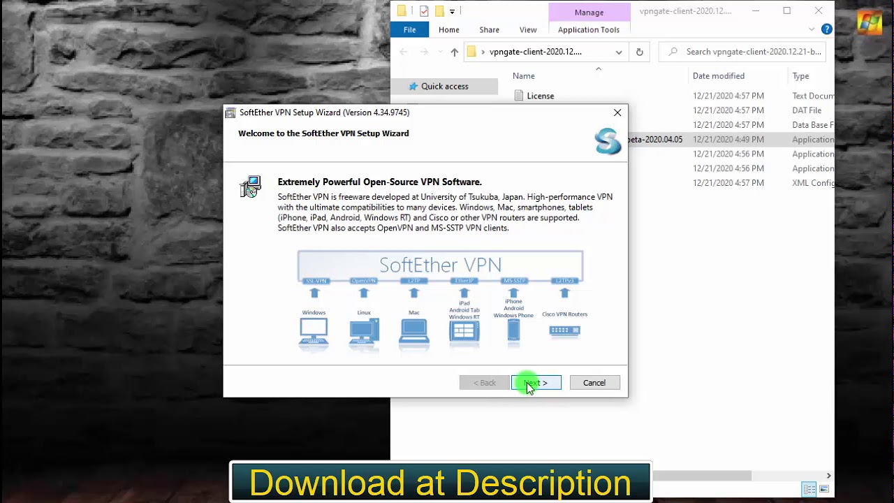 SoftEther VPN Gate Client Plugin 2021.01.02 build 9745